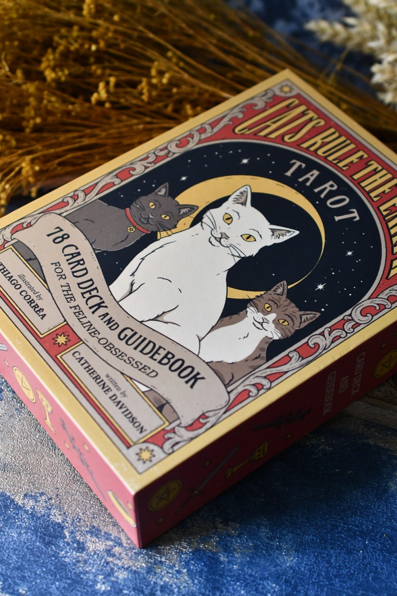 Cats Rule the Earth Tarot and Guidebook - For the Feline Obsessed