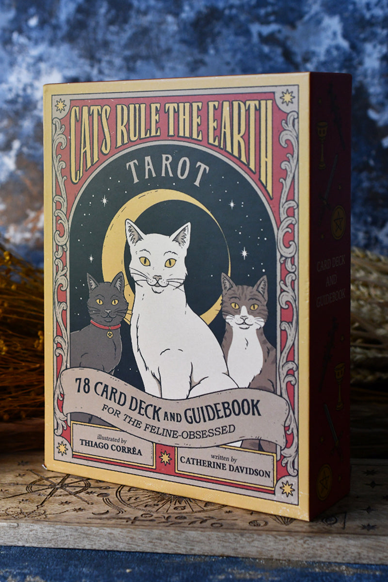 Cats Rule the Earth Tarot and Guidebook - For the Feline Obsessed