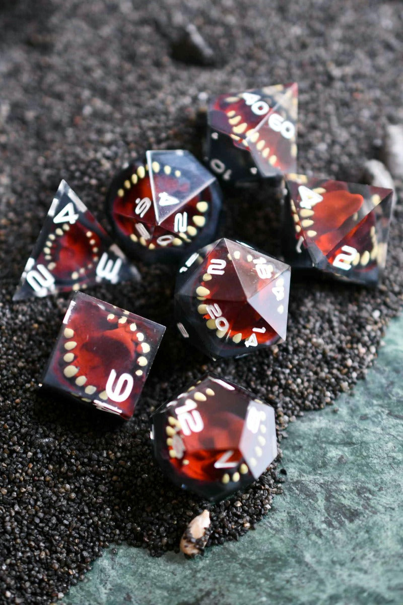 Chomping Mimics - Premium Sharp Edge Dice Set