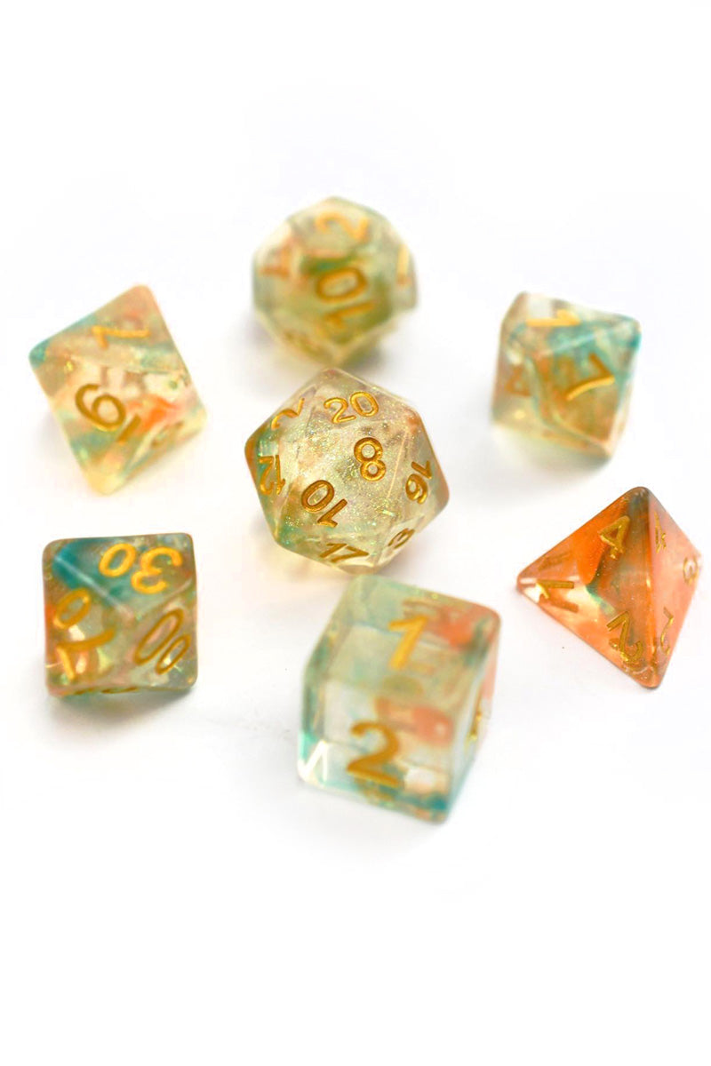 Cinderleaf - Acrylic Dice Set