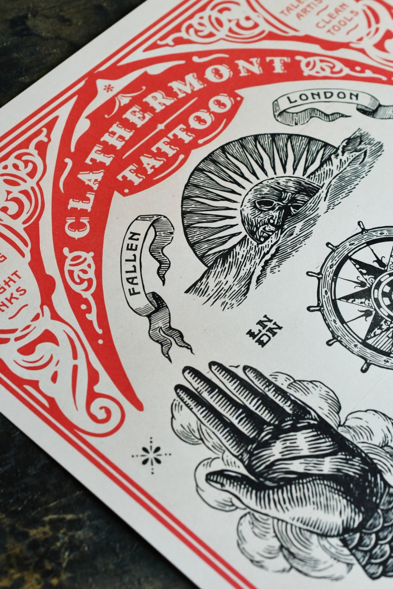 Clathermont's Tattoo Parlour - Sunless Sea Art Print