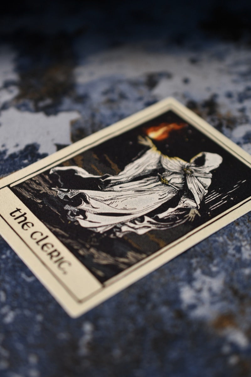 Cleric - Tarot Inspired Textured Sticker