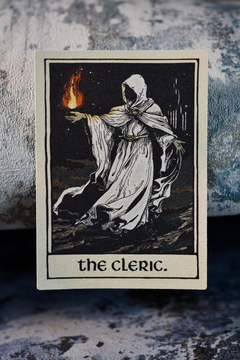 Cleric - Tarot Inspired Textured Sticker
