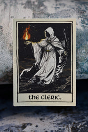 Cleric - Tarot Inspired Textured Sticker