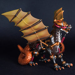 Ladon Clockwork Dragon - 32mm Scale Physical OR Digital Miniature