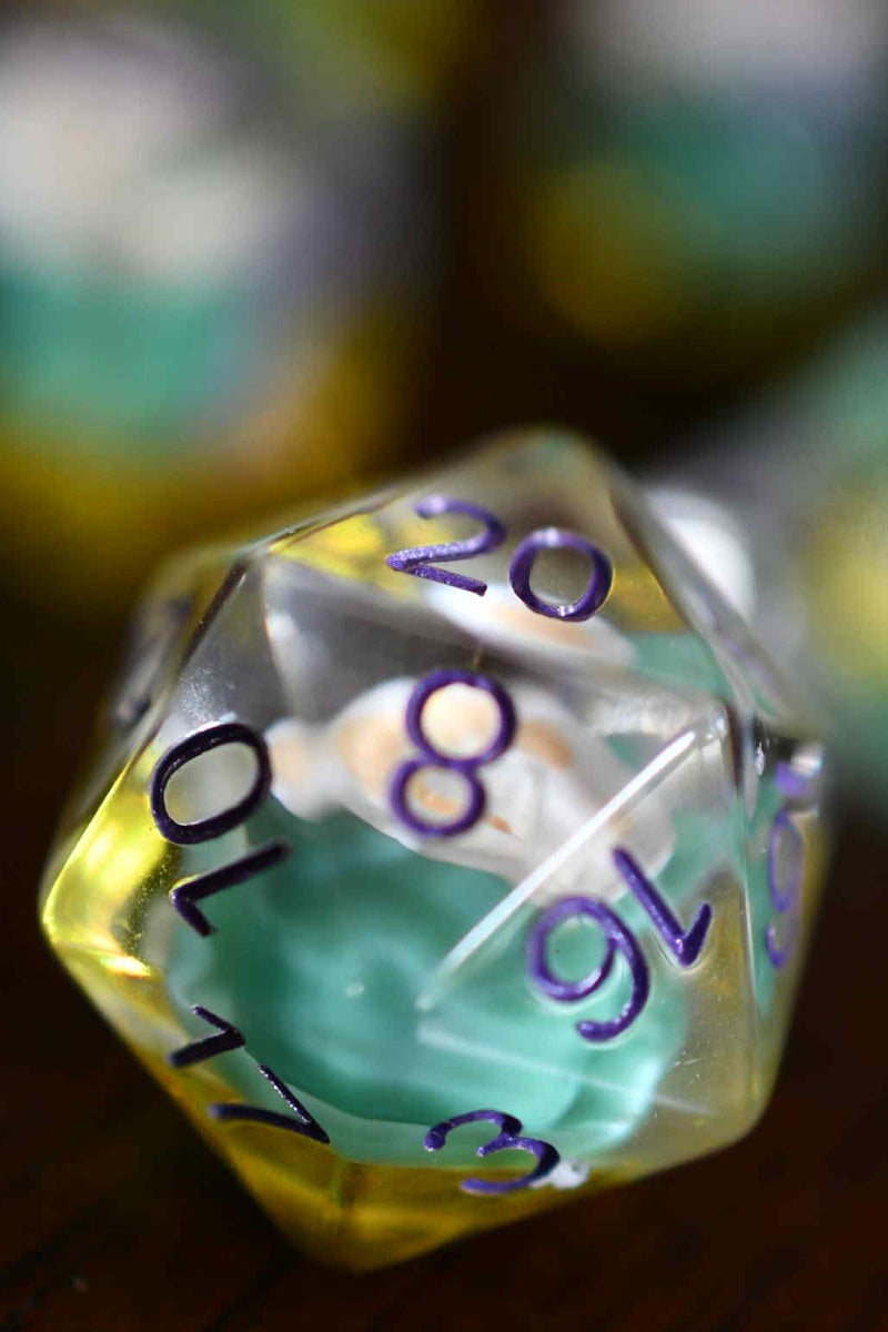 Coffee Time - Acrylic Dice Set
