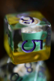 Coffee Time - Acrylic Dice Set