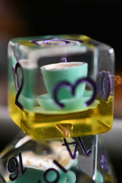 Coffee Time - Acrylic Dice Set