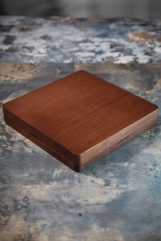 Solid Dark Wood Gaming Companion Box