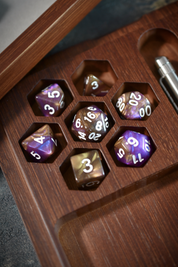 Solid Dark Wood Gaming Companion Box