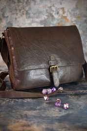 Companion Satchel - Luxury Tan Leather Messenger Bag