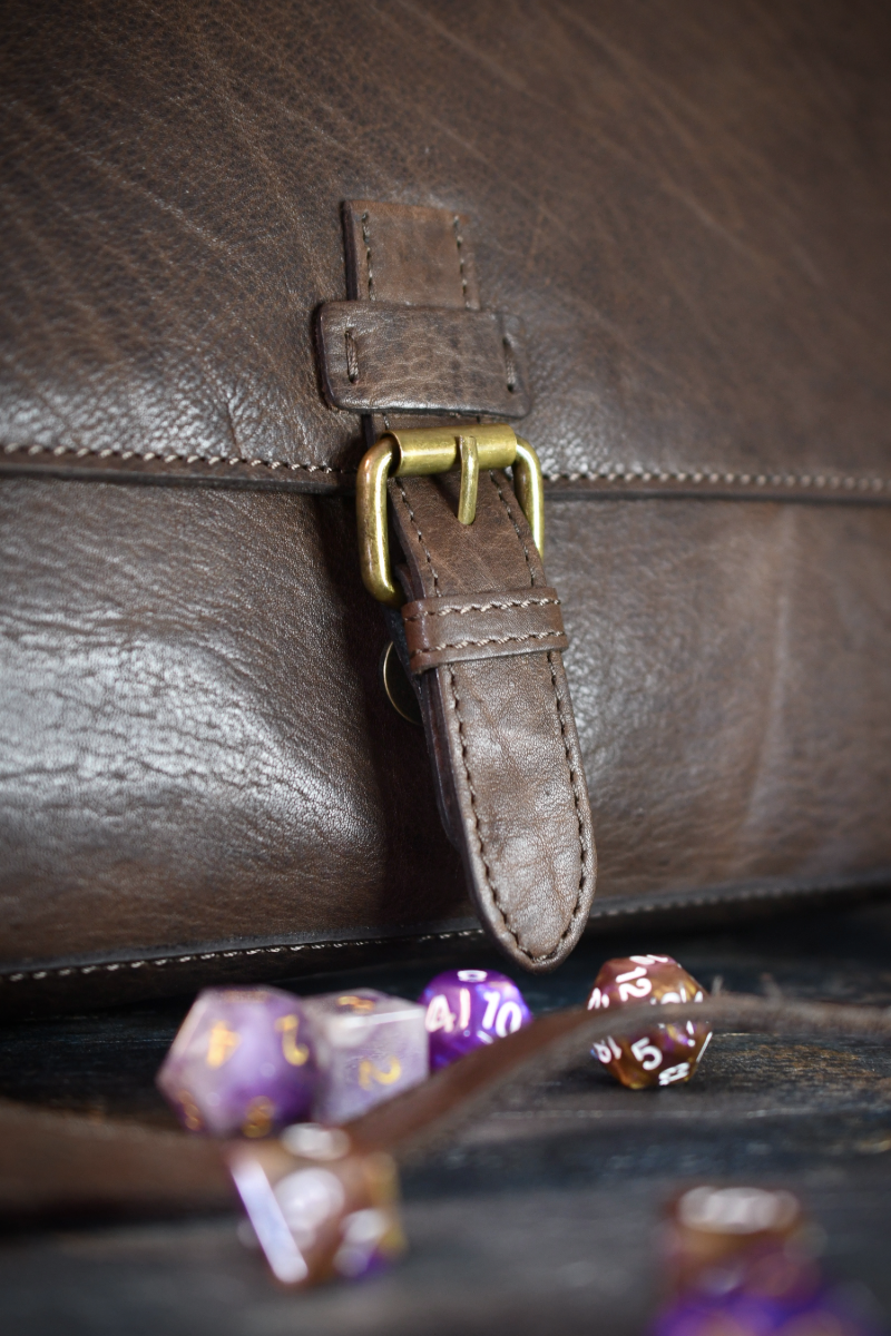 Companion Satchel - Luxury Tan Leather Messenger Bag