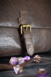 Companion Satchel - Luxury Tan Leather Messenger Bag