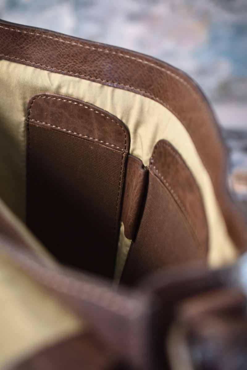 Companion Satchel - Luxury Tan Leather Messenger Bag