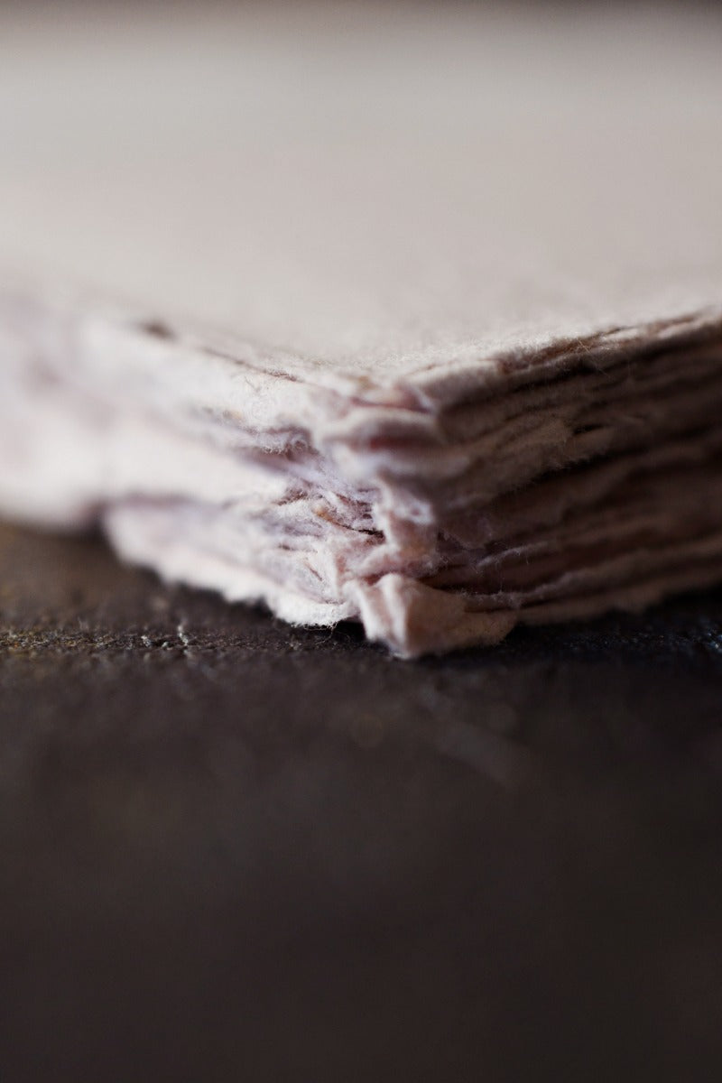 Vintage Pink - Handmade Cotton Rag Paper Pack A5