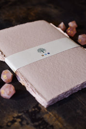 Vintage Pink - Handmade Cotton Rag Paper Pack A5