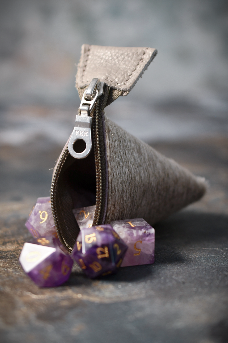 Cowhide Leather Dice Buddy