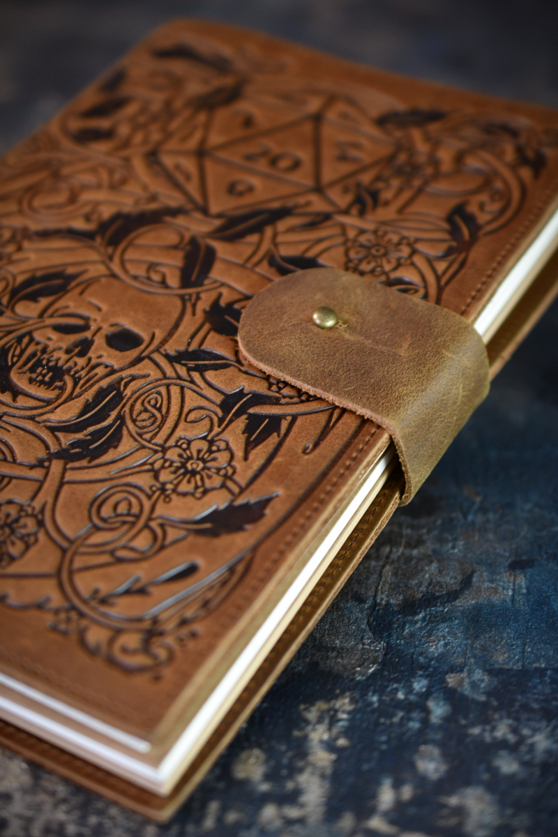 Critical Hit Leather Journal