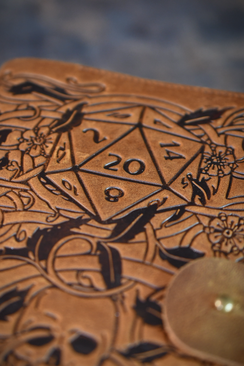 Critical Hit Leather Journal