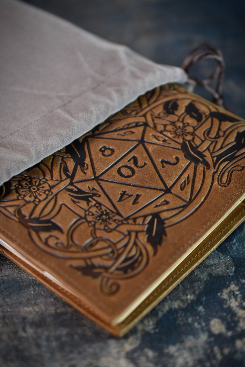 Critical Hit Leather Journal