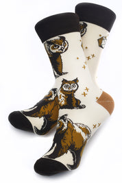 Lucky Socks - Owlbear Socks with Matching Dice Set