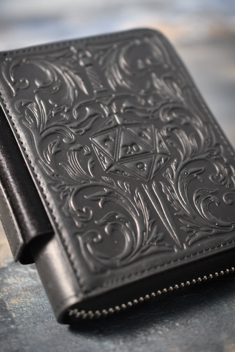 The World's Finest Wallet of Holding - Dagger & Dice Black