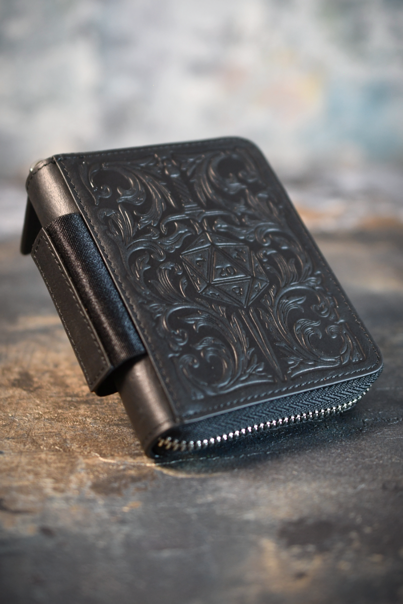 The World's Finest Wallet of Holding - Dagger & Dice Black