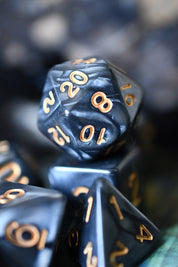 Dark Oracle - Smoke-Silk Acrylic Dice Set