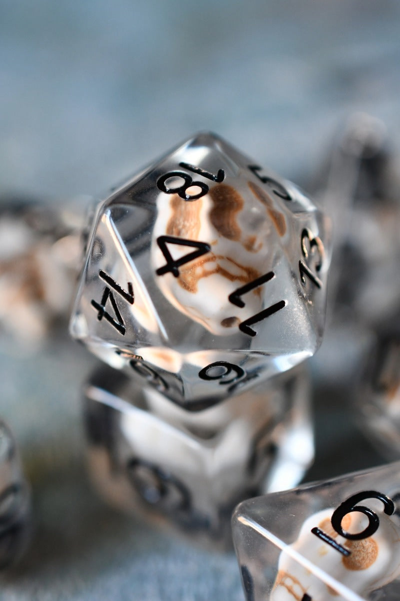 Dead Men Tell No Tales - Acrylic Dice Set