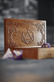 Decorative Dice Box with Velvet Interior