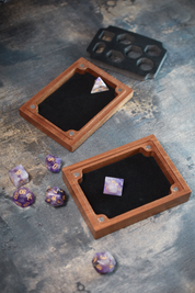 Decorative Dice Box with Velvet Interior