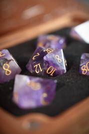Decorative Dice Box with Velvet Interior