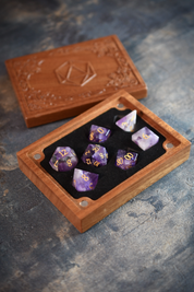 Decorative Dice Box with Velvet Interior