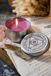 Destruction - Large Tin Candle
