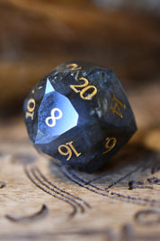 Diamond Cut Labradorite Gemstone Dice Set