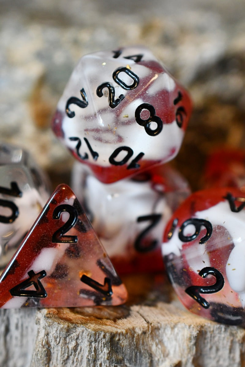 Blood Borne - Acrylic Dice Set