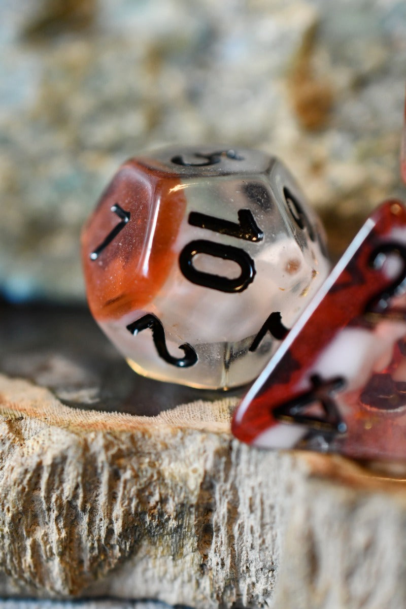 Blood Borne - Acrylic Dice Set