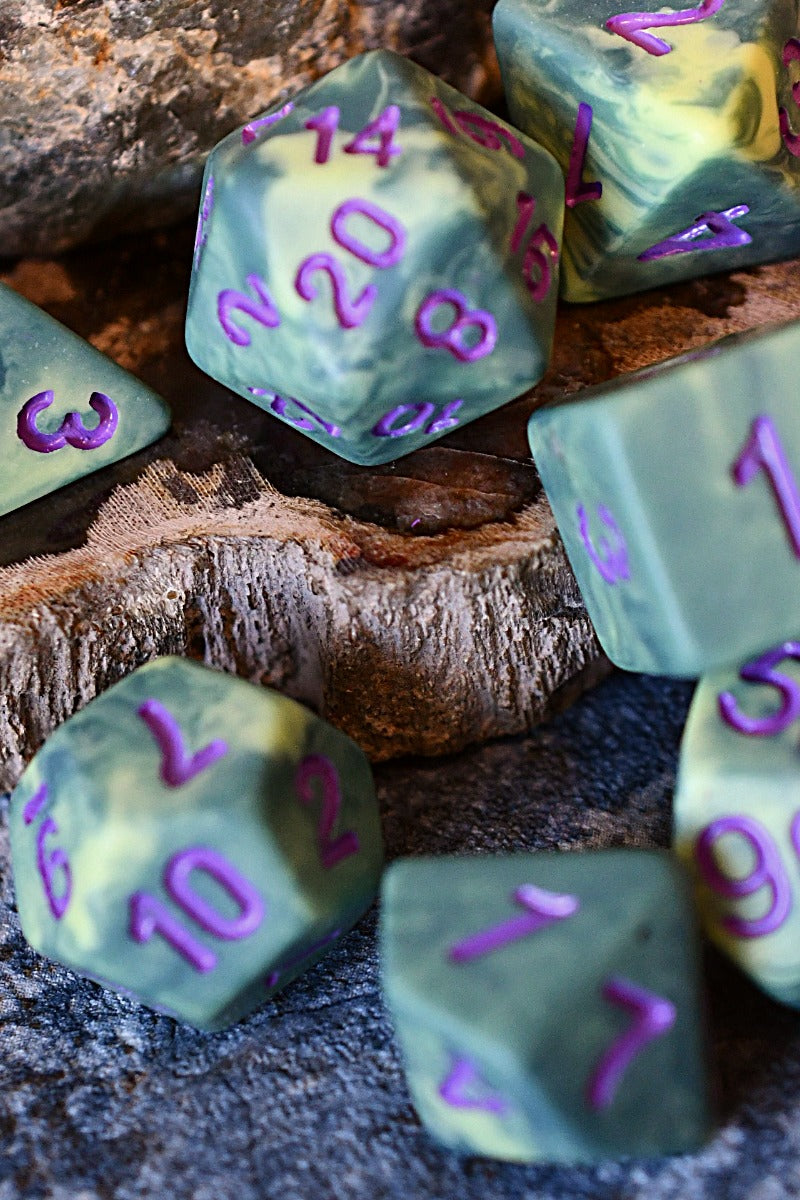 Toxic Potion - Acrylic Dice Set