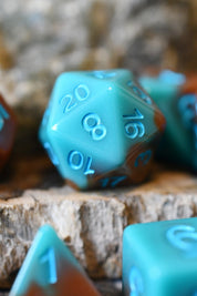 Verdigris - Acrylic Dice Set