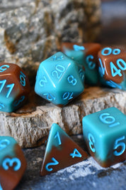Verdigris - Acrylic Dice Set