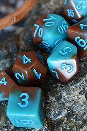 Verdigris - Acrylic Dice Set