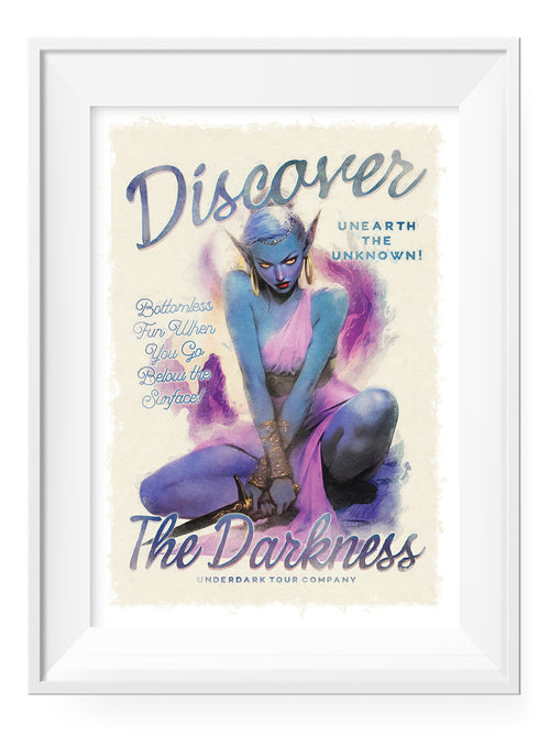 Discover the Darkness - Art Print