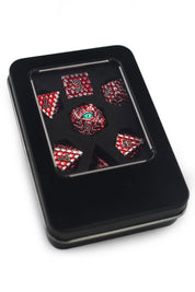 Ruby Draconic - Premium Metal Dice Set