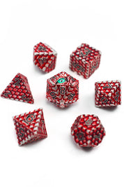 Ruby Draconic - Premium Metal Dice Set