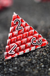 Ruby Draconic - Premium Metal Dice Set