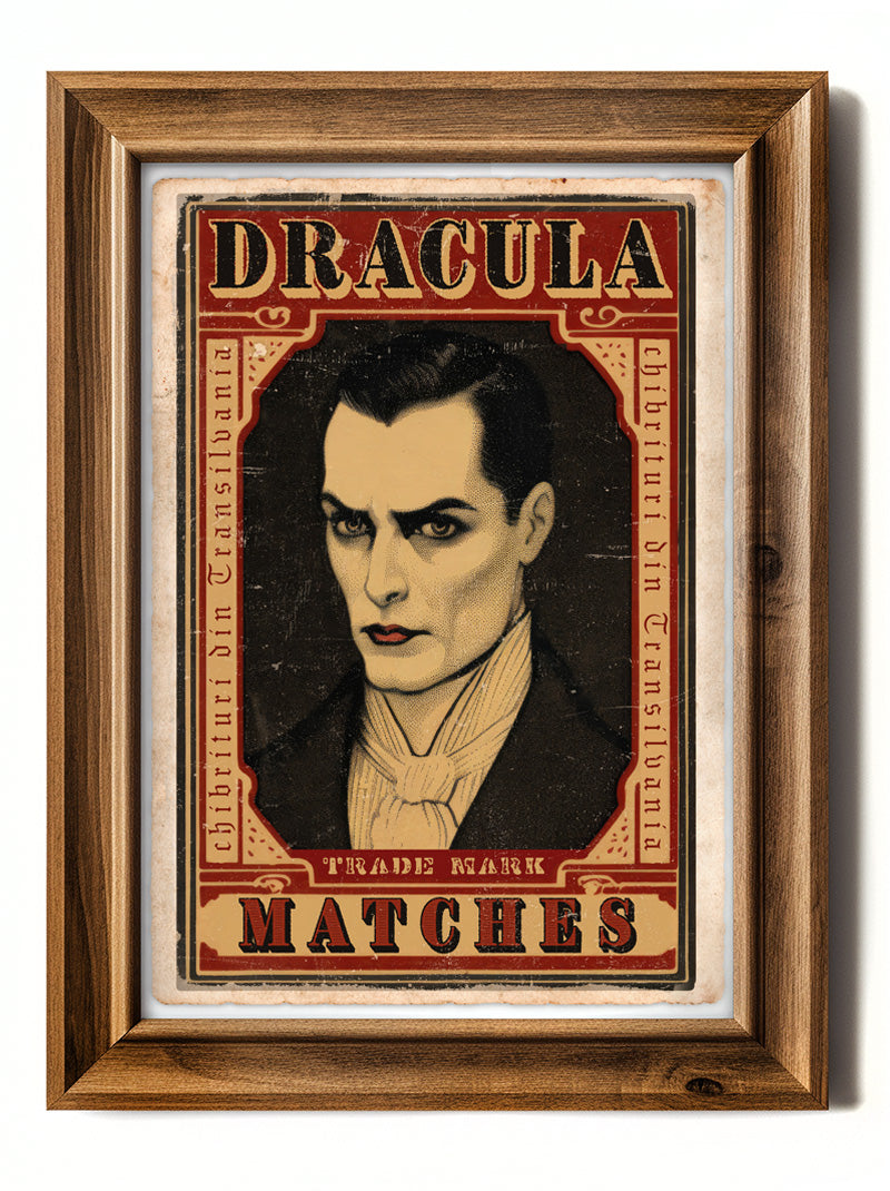 Dracula Matchbook - Art Print