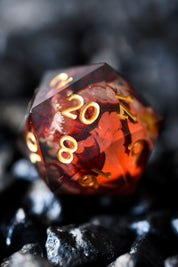 Dragon Heart - Premium Liquid Core Dice Set