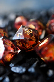 Dragon Heart - Premium Liquid Core Dice Set