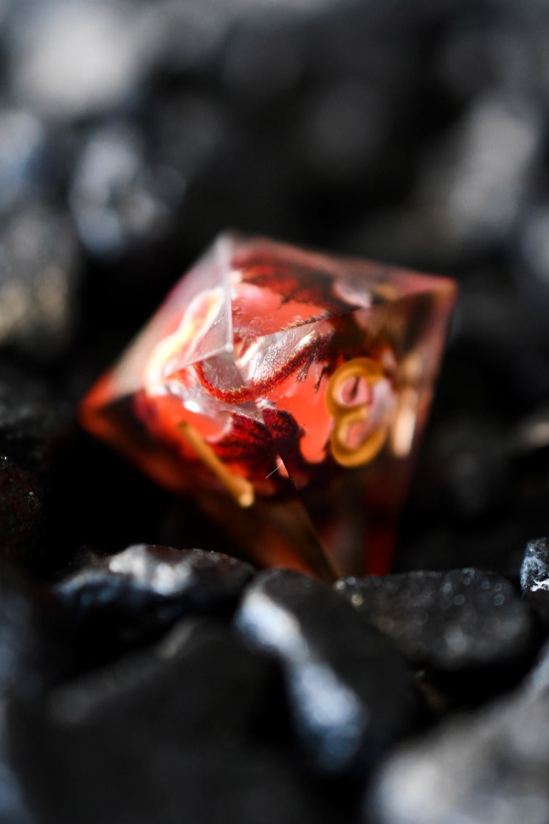 Dragon Heart - Premium Liquid Core Dice Set