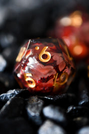 Dragon Heart - Premium Liquid Core Dice Set